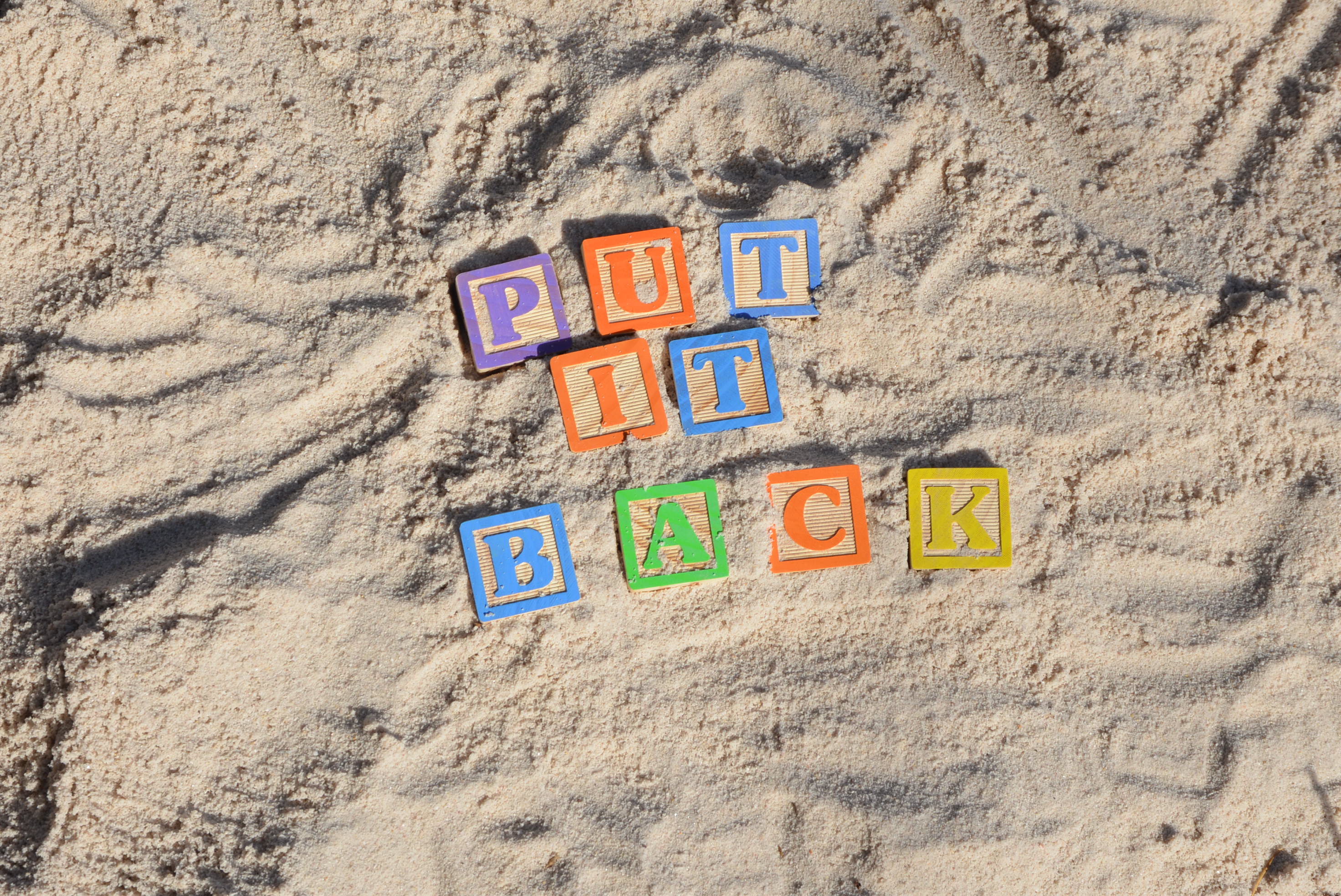 Putting Things Back Finding God in the Sandbox: Put Things Back Where You Found Them ...